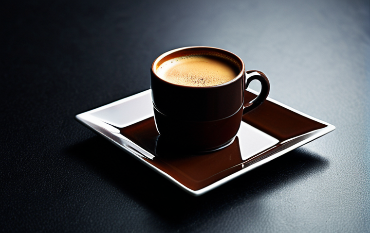 Espresso and Chocolate**

"A richly textured image of a demitasse filled with espresso beside a dark chocolate square, professional food photography, studio lighting, focus on detail, perfect contrast, safe for work, appropriate content, fully clothed, professional, modest, family-friendly, well-formed hands (if present)."

**