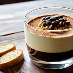 Home 7 **"Elegant tiramisu in a crystal glass, coffee beans, biscotti crumbs, rustic wooden table, warm natural light, professional food photography, dolce vita aesthetic."** (Focus on a classic Italian dessert with a touch of sophistication.)